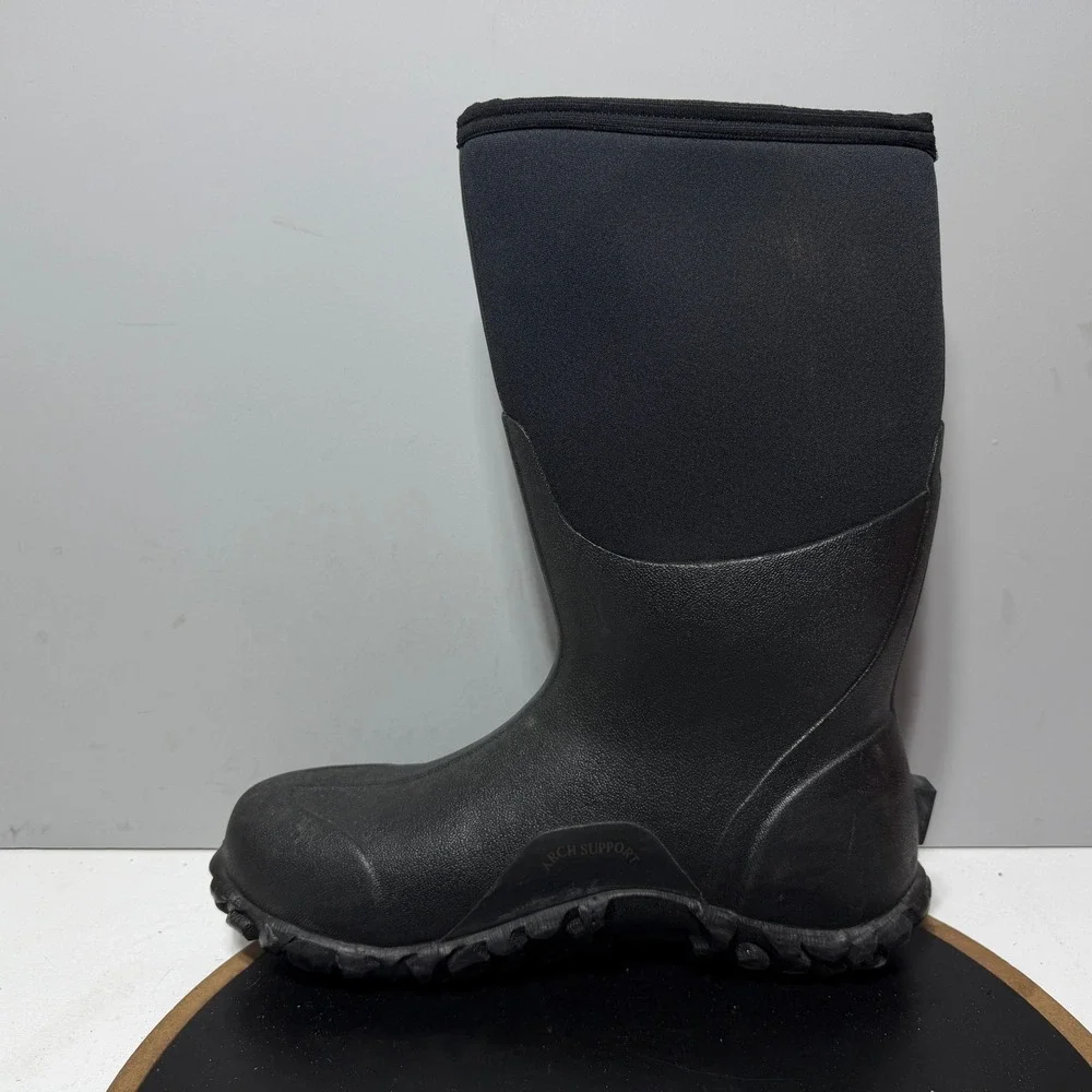 Bogs Classic High Boots Men Size 13 Neotech Insulated Black Rubber Winter